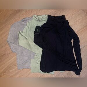 Pack of 3 Turtlenecks (2 Fashion Nova {1X} 1 Wild Fable {XXL fits like 1X} )